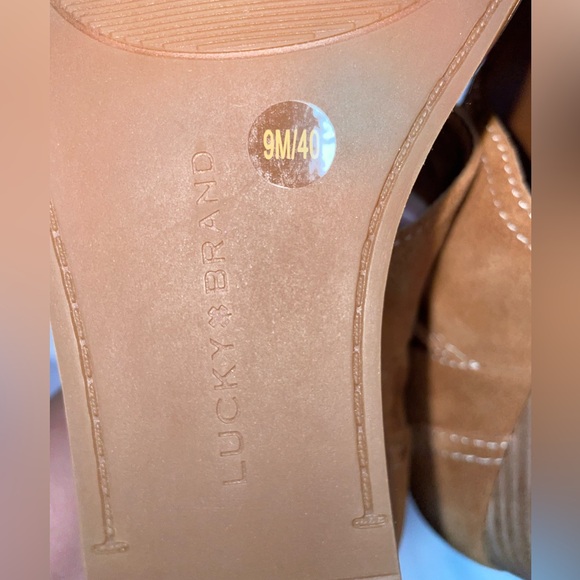 Sold NWT LUCKY BRAND LUKILI WEDGE SANDAL SIZE 9 - Picture 11 of 11